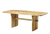 Mesa de comedor KEIKO madera petibi lustre natural 200x100x75cm.
