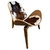 Sillon Carl Hansen Ch-07 Oscuro Piel simil Vaca