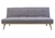 Sofa Cama Lab Base Madera Gris Oscuro