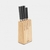 Taco de cuchillos PROFILE wood 6 piezas Brabantia® - Home Project