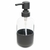Dispenser de jabon liquido OHIO negro azabache - Home Project