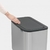 Imagen de Cesto touch BIN BO reciclador 23+11 lts. Matt Steel Fingerprint Proof Brabantia®