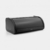 Panera con tapa deslizante Matt black Brabantia® - comprar online