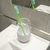 Vaso porta cepillos de dientes OHIO blanco SNOW - Home Project