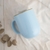 Jarro mug de porcelana Blue Matte Set x 4 - comprar online