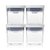 Set de 4 mini contenedores de 0,2lts en caja de regalo - comprar online