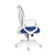 Silla profesional ALMA Blanca regulable A-SYNCRO con apoyabrazos blancos - comprar online