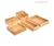 Organizador de baño divisor plano para bachas Bamboo 18x13x5cm. - comprar online