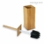 Cepillo de baño rectangular bamboo con negro CONCEPTO DECO - comprar online