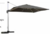 Parasol Excéntrico Alum. Color Blanco 3.00x3.00 Mts. Tela Negra de Luxe NEW - comprar online
