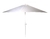 Parasol Aluminio Color Blanco 2,70 Mts. Tela Blanca