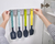 Juego de 4 utensilios de cocina con soporte pared Elevate(TM) - Home Project