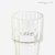 Florero vidrio deluxe redondo 28x13cm CONCEPTO DECO - comprar online