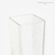 Florero vidrio deluxe cuadrado 18x8x8cm CONCEPTO DECO - comprar online