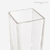 Florero vidrio deluxe ovalado 19x8x8cm CONCEPTO DECO - comprar online