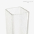Florero vidrio deluxe cuadrado 28x8x8cm CONCEPTO DECO - comprar online