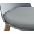 Imagen de Silla VITA ecocuero gris base madera