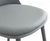 Silla VITA ecocuero gris base polipropileno - comprar online