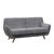 Sofa Krogh Pana 3 cuerpos gris claro