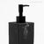 Dispenser Marmol aspero negro 19cm. - comprar online