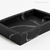 Jabonera marmol aspero negro 14cm. - comprar online