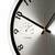 Reloj de pared QUARTZ metallic silver con temperatura 30cm. - comprar online