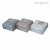 Toalla PAMUK set x4 600gr. baño 50x90 gris - comprar online