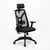 Silla profesional tokyo COLOR regulable A-SYNCRO con apoyabrazos cabezal con percha saco - comprar online