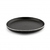 Plato playo SAKURA black porcelana 27 cm.