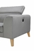 Sofa esquinero GINO USB light grey corner en internet