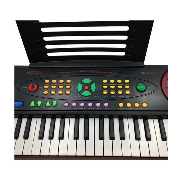 Piano Infantil Elétrico Turbinho E-piano 22 Teclas Branco