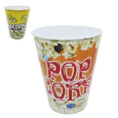 POTE / BALDE DE PIPOCA DE PLASTICO POPCORN 2,1L 17,7X14,5CM DE Ø TRC4730 TOP RIO