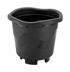 VASO REDONDO PRETO EXTRA G 26L 40X45CM DE Ø DE PLASTICO INJEPLASTEC 390