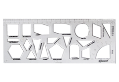 RÉGUA GEOMÉTRICA ACRINIL 2600