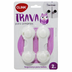 TRAVA MULTIUSO PARA GAVETAS E PORTAS COM 2 PECAS 10CM CLINK CK4026 / BJ POP BJ2011 - comprar online