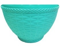 VASO DE PAREDE RATTAN COLORS 3,4L 27,7X16,5X14,5CM DE PLASTICO INJEPLASTEC na internet