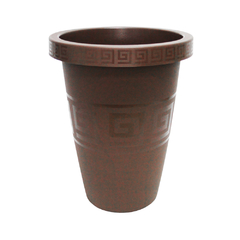 VASO GREGO REDONDO PRETO 14,5L 38,5X29,5CM DE Ø DE PLASTICO PLASMONT 0486 / 0591 / 0488 / 0487