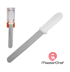 ESPATULA DE COZINHA / CONFEITEIRO DE INOX CABO PLASTICO 31,5CM MASTERCHEF G-661/7661 GEDEX