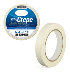 FITA ADESIVA CREPE BRANCA MULTIUSO 18MMX50M 2490 TEKBOND