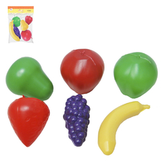 KIT COZINHA INFANTIL COM FRUTAS 6 PECAS XIS0446 TOYMASTER