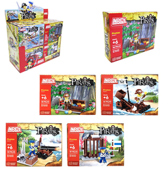 BLOCOS DE MONTAR INBLOX PIRATAS SORTIDOS  ARKTOYS  AKT3500