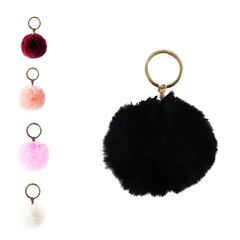 CHAVEIRO DE PELUCIA POM POM COLORS FU XING / FWB