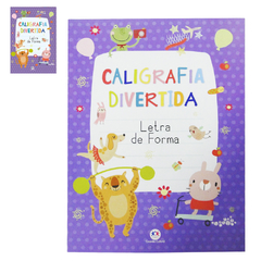 LIVRO CALIGRAFIA DIVERTIDA LETRA DE FORMA 16 PAGINAS 27X19CM 8587 MAGIC KIDS