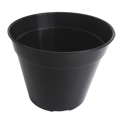 VASO REDONDO PRETO DE PLASTICO PARA SUCULENTA 150ML 6X7,5CM DE Ø ERCA 2807 - comprar online