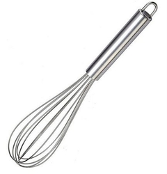 BATEDOR DE CLARAS MANUAL DE INOX 30 CM WX6028 WELLMIX