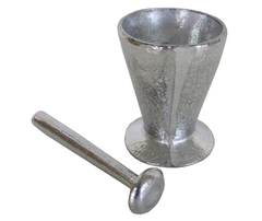 PILAO COM SOCADOR DE ALUMINIO PARA TEMPEROS 7CM TEC LAR 0014 / VISION