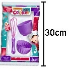 KIT COZINHA INFANTIL COM FORMA + TIGELA E BATEDOR DE CLARAS SPECIAL COLLECTION ALTIMAR 7862