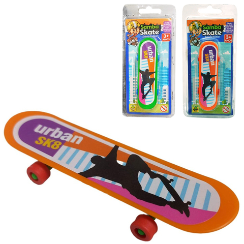 Brinquedo Skate De Dedo De Plástico X- Treme 3 Peças