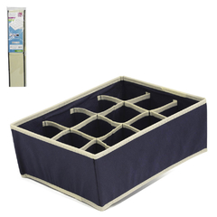 ORGANIZADOR DE PVC / TNT DOBRAVEL MULTIUSO LISO COM 12 DIVISORIAS 32X24X12CM OGC02007 WINCY - comprar online