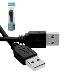 CABO EXTENSOR USB MACHO X USB MACHO 2.0 MAXMIDIA 1,5M MAXMIDIA MAX-51706-15 - comprar online